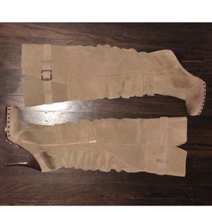 Steve Madden thigh high leather boots